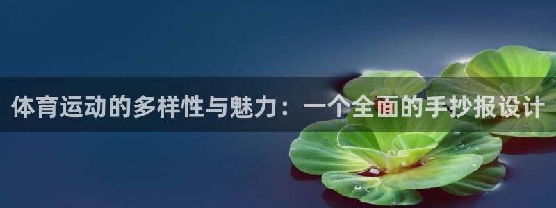 熊猫体育直播：体育运动的多样性与魅力：一个全面的手抄报设计
